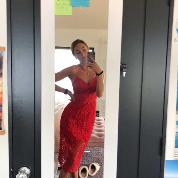 Bardot - Size 6/S - Red Dress - Picture 4 of 5